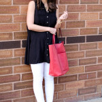 Black button down