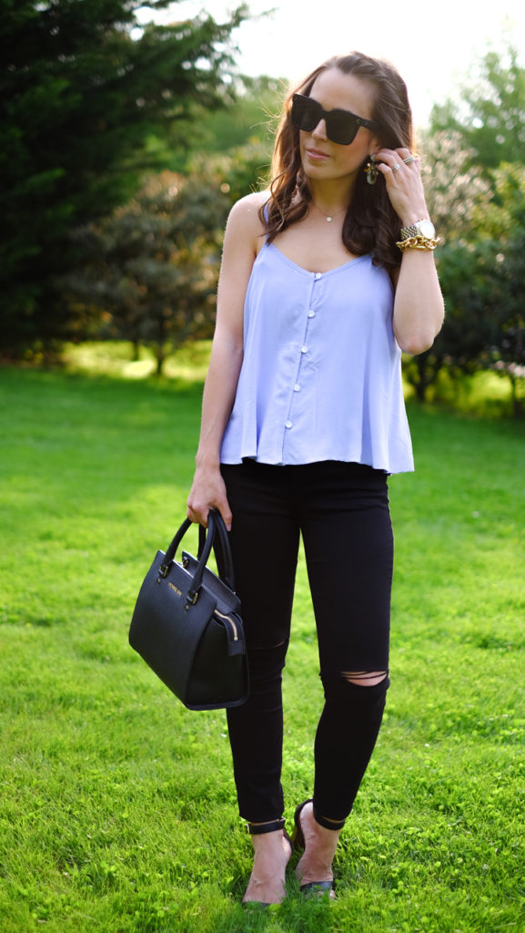 Blue swing tank
