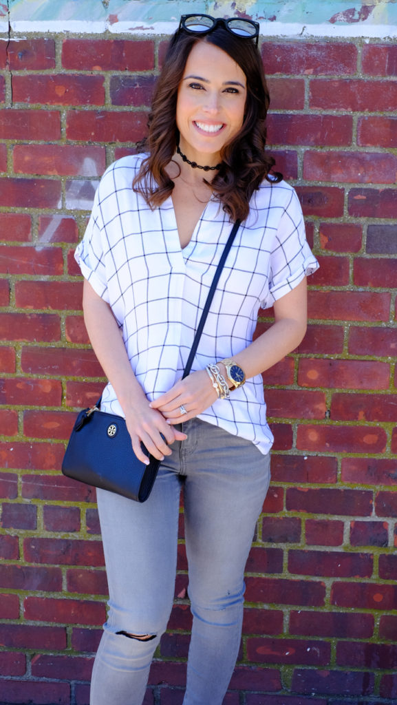 Grid tunic