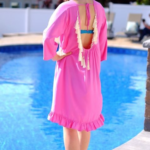 sheinside pink tassel cover up mrscasual instagram