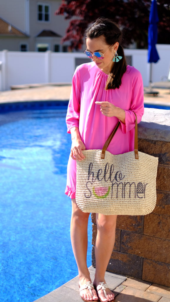 Straw Beach Tote