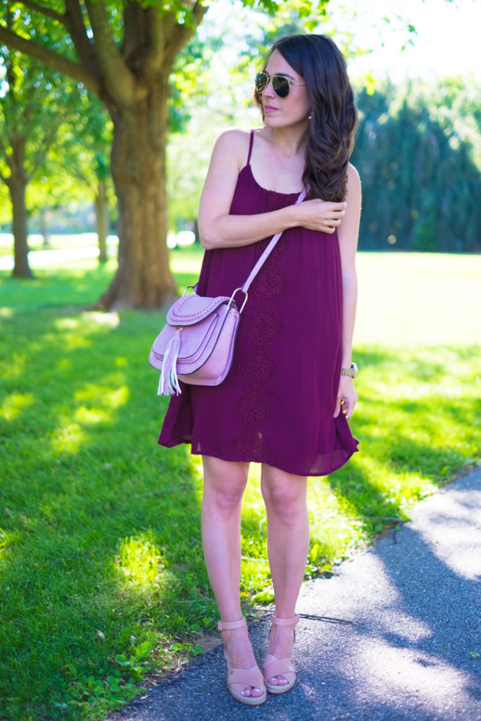 nude wedge
