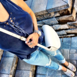 Marc Fisher Espadrille lace up tank