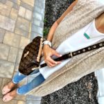 Pochette Metis long sleeveless cardigan