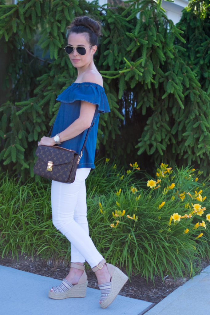 Louis Vuitton Pochette Metis outfit