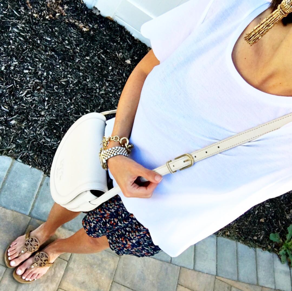 Floral Tory Burch Crossbody