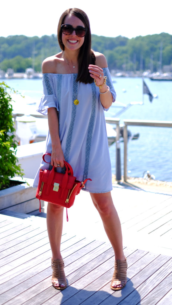 red and blue outfit