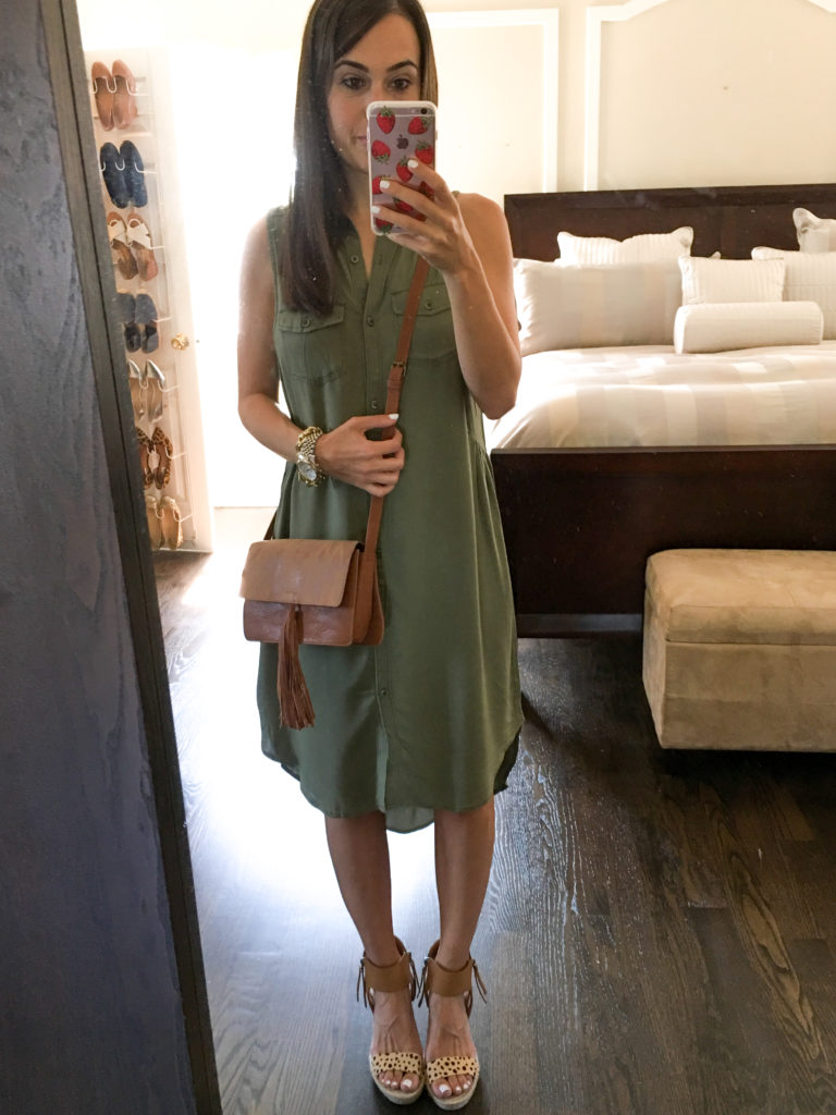 BP green dress Nordstrom