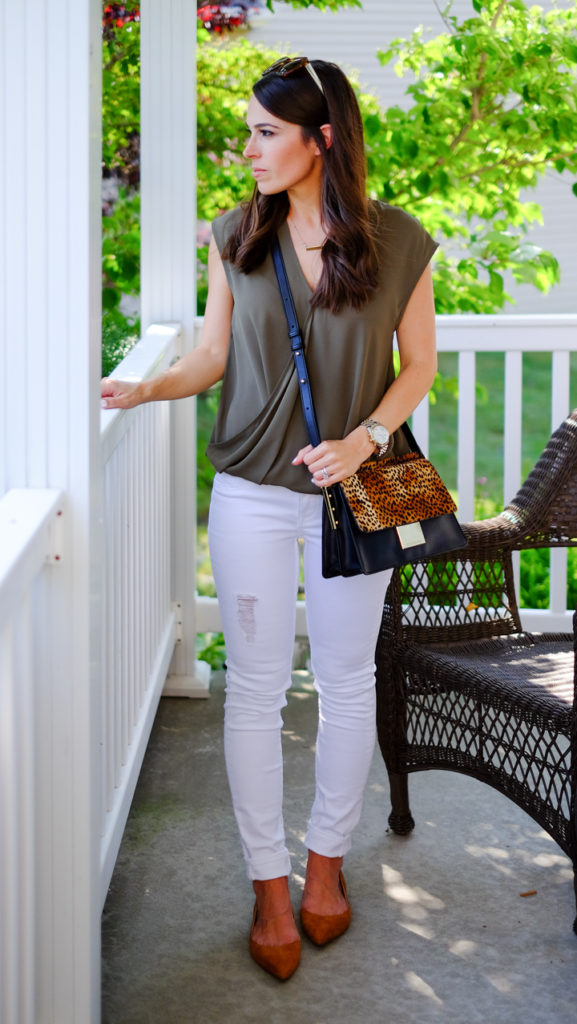 Olive green outfit