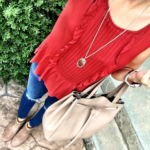Ruffled Peplum top