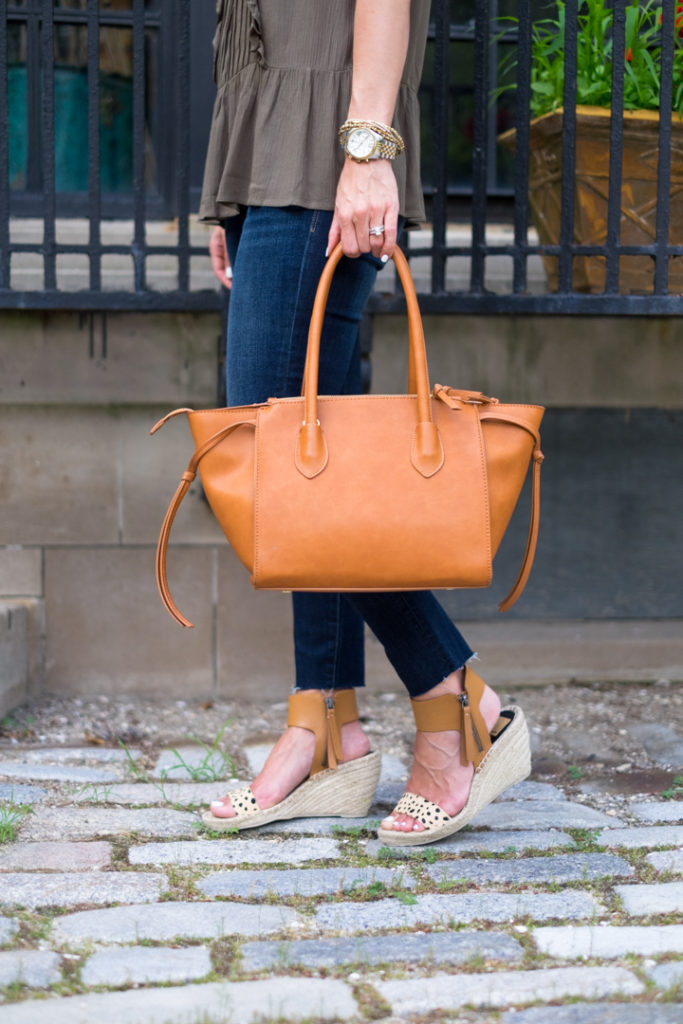 Sole Society tote bag