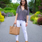 summer stripes outfit striped wrap top mrscasual summer outfit