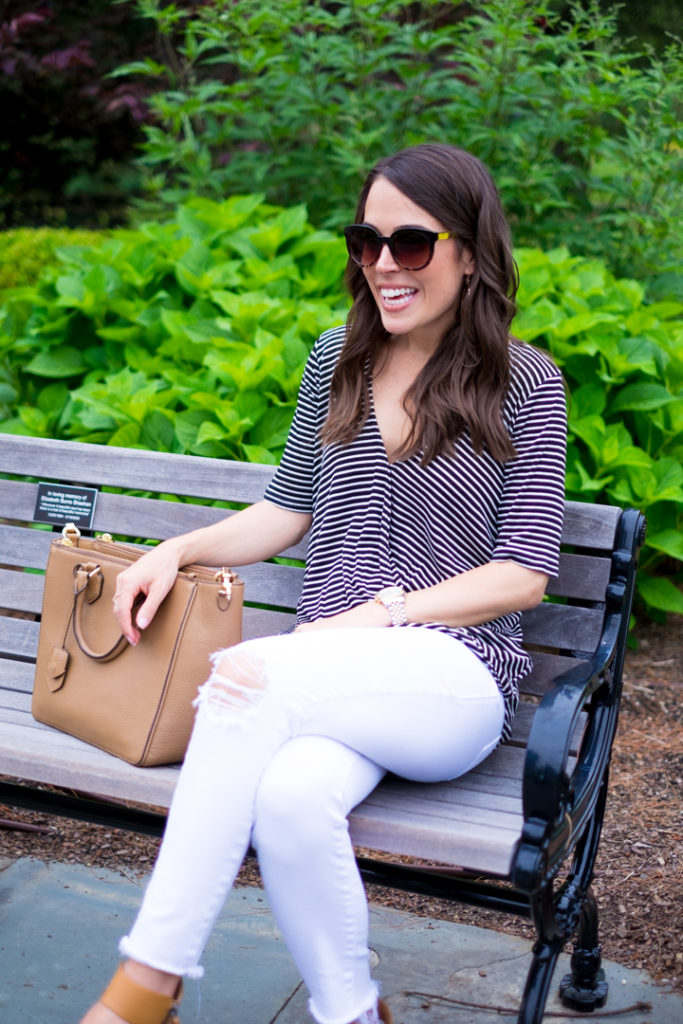 summer striped outfit