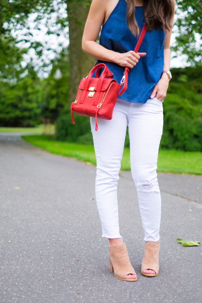 white skinny jeans outfit
