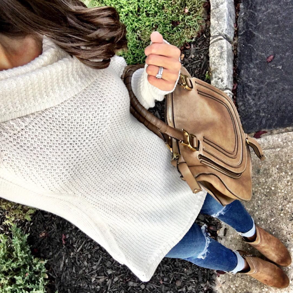 Anthropologie cowlneck pullover