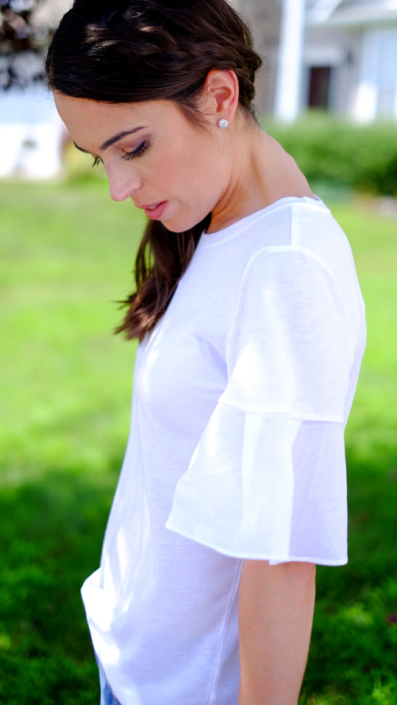 LOFT Bell sleeve top