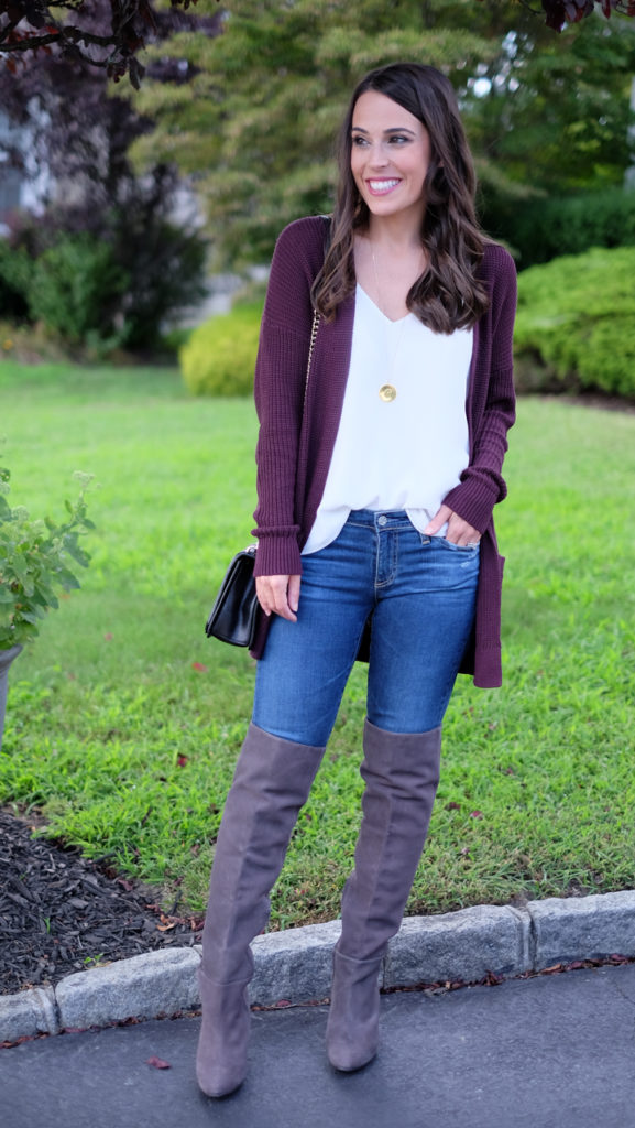 Over the knee boots halogen