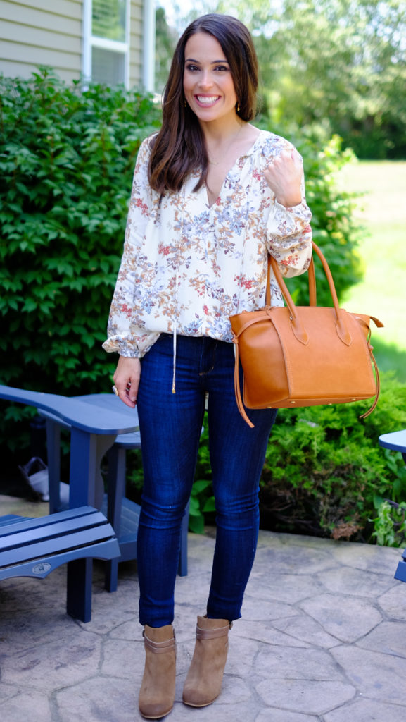 'Townsend' Long Sleeve Peasant Top outfit