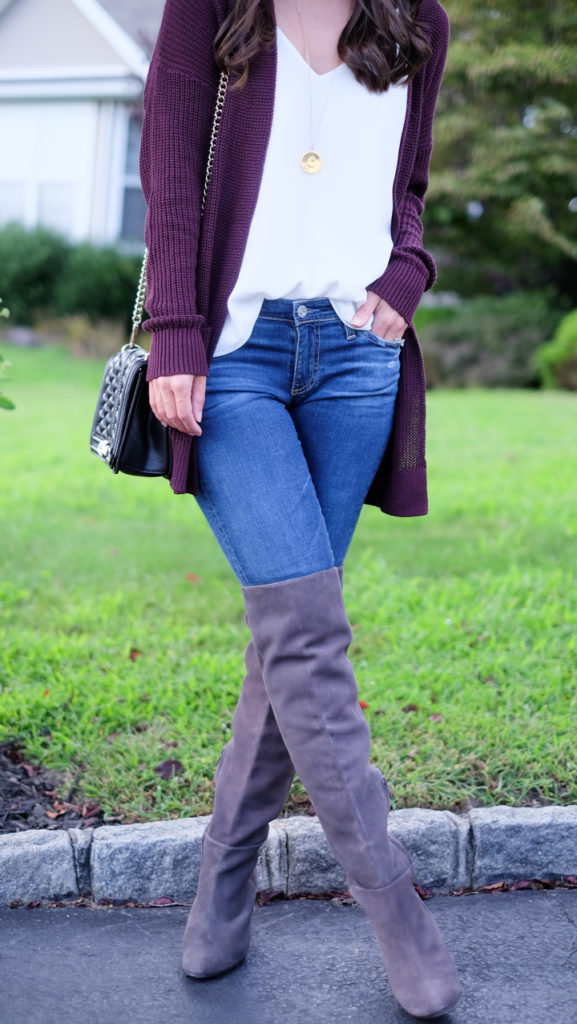 over the knee boots outfit