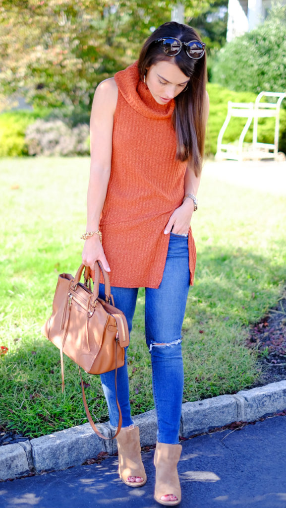 astr-sleeveless-cowl-neck-tunic