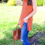 sleeveless cowl neck tunic