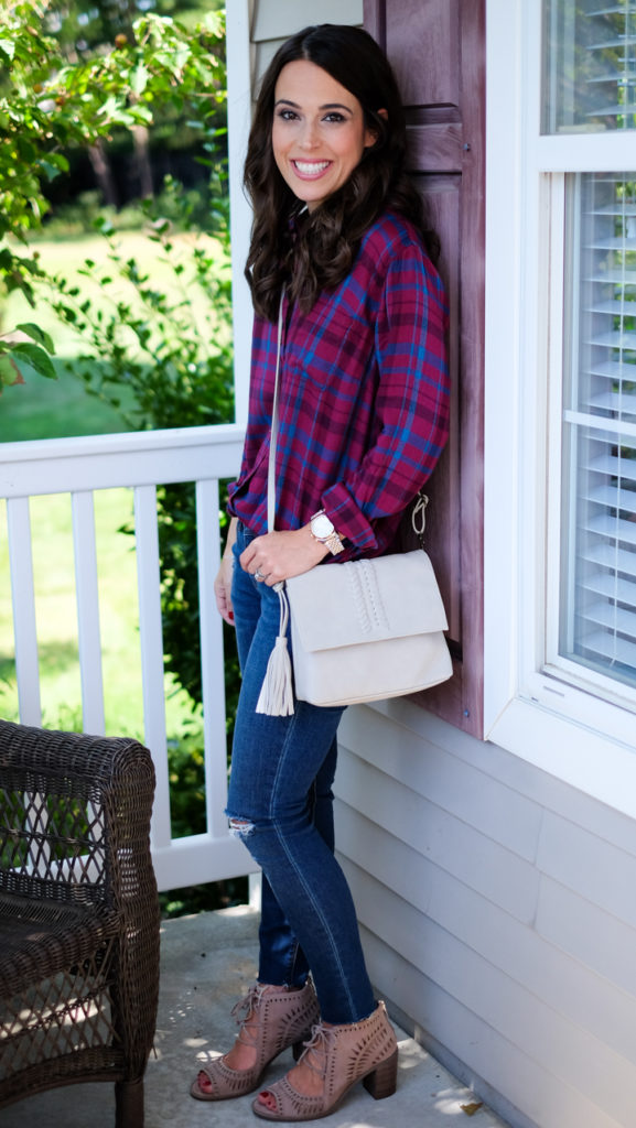 Plaid shirt outfit