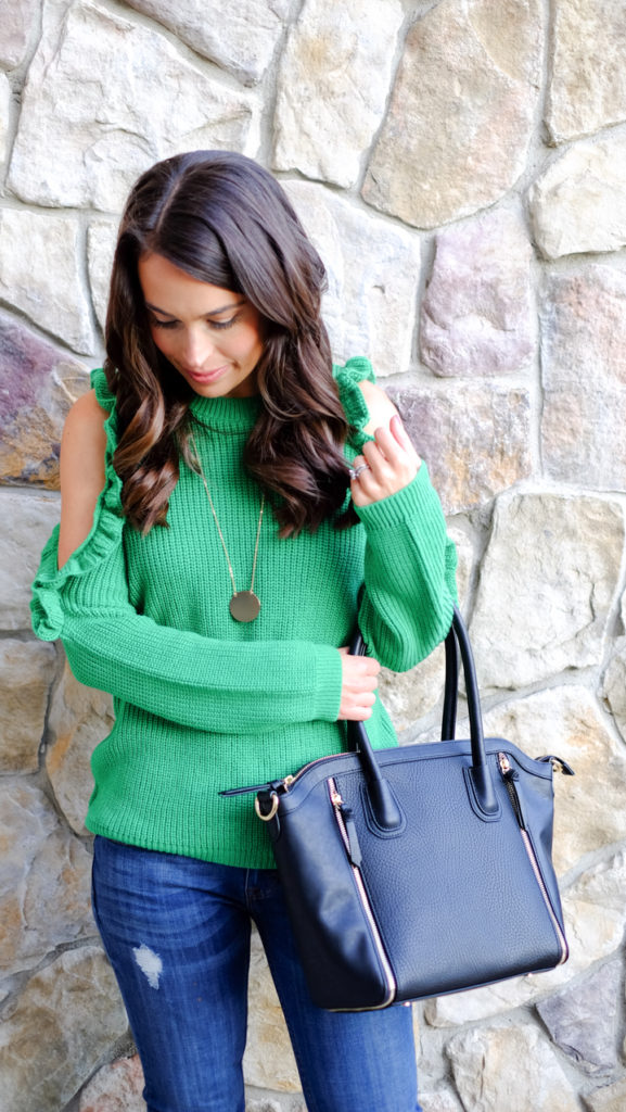 asos-chunky-sweater-with-ruffle-cold-shoulder