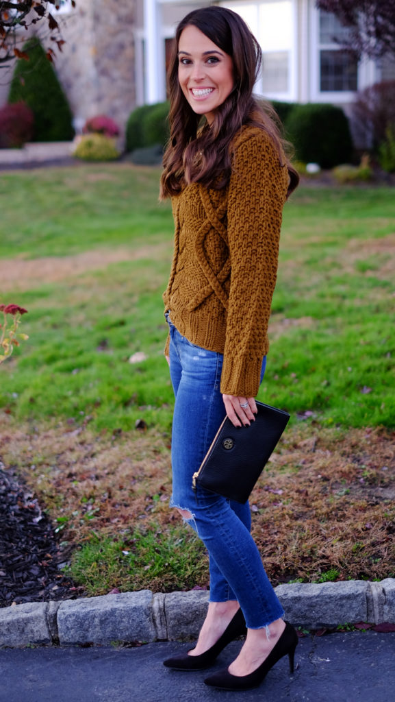 cable-knit-sweater-outfit-idea