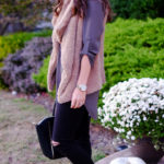 cozy faux fur vest