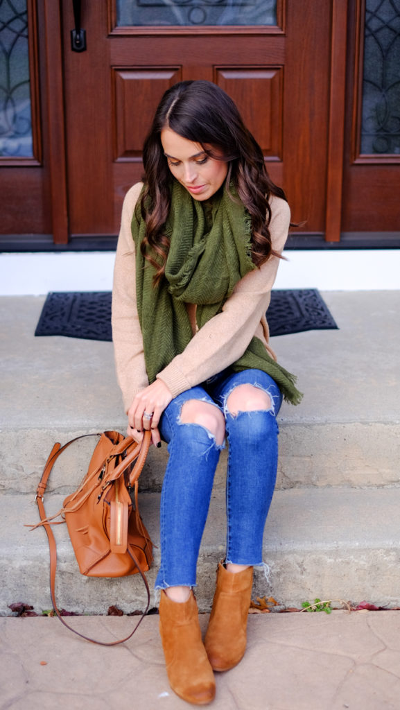 winter-scarf-outfit-with-camel-sweater
