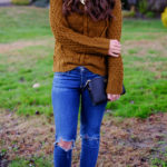 cable knit sweater