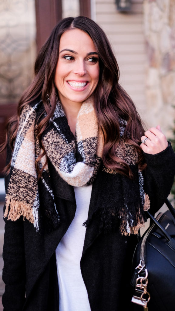 BP black and tan scarf