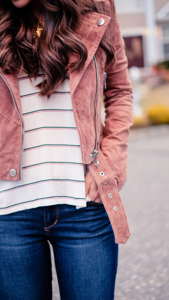 blanknyc suede moto jacket