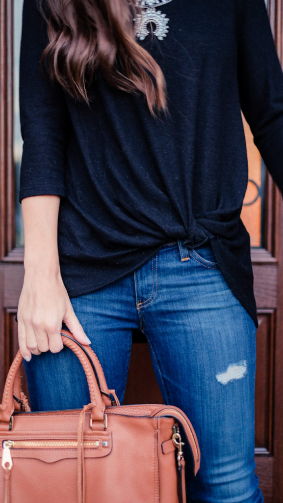 pre knotted top