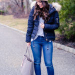 Faux Fur Hood Puffer Jacket