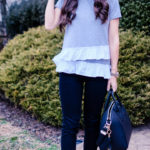 ruffle tee