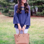 soft fleece peplum