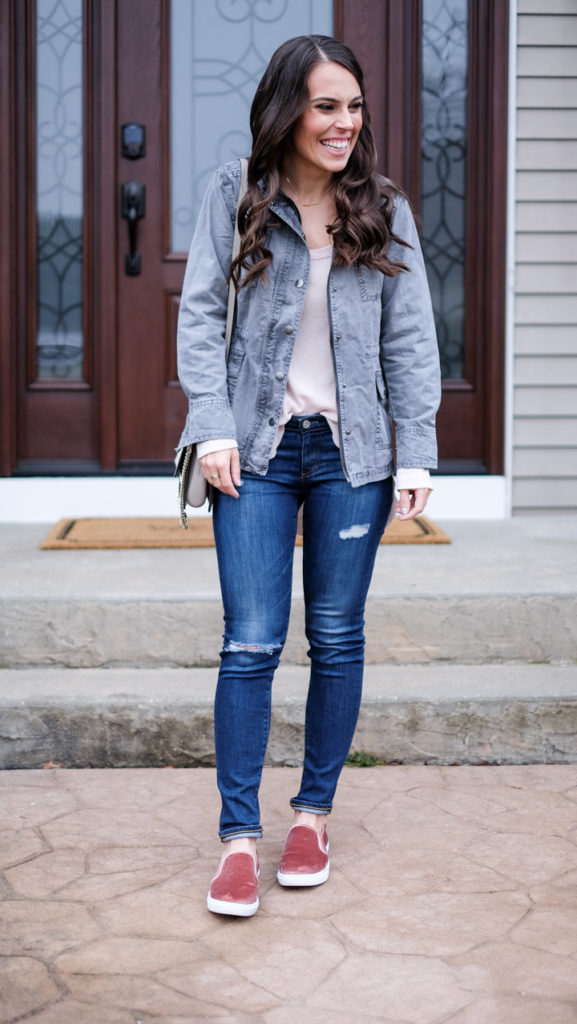Casual early Spring outfit
