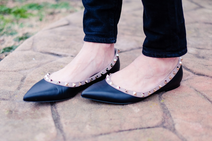 Valentino Rockstud flats