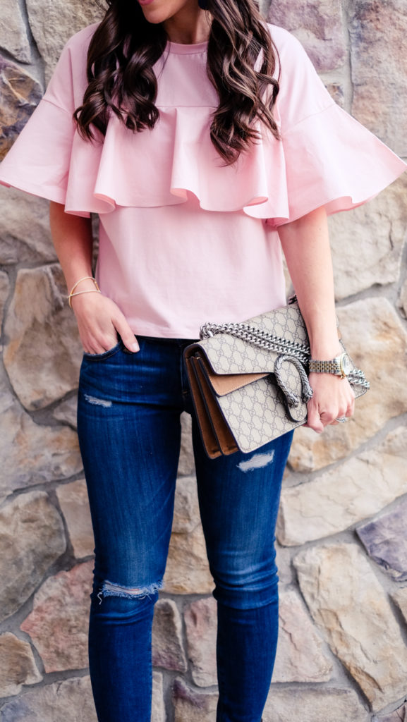 casual pink outfit idea