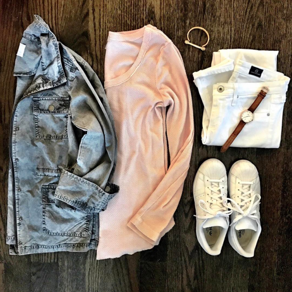gray utility jacket