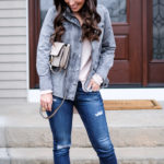 gray utility jacket