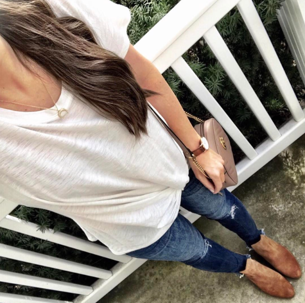BP twist front tee outfit