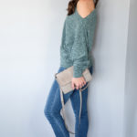 off the shoulder sweatshirt