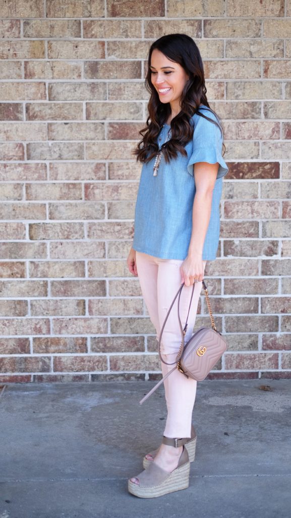 marc fisher wedge espadrille outfit