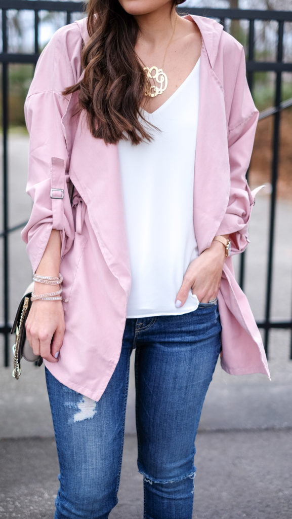 Pink Utility Spring Jacket
