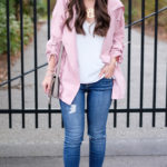 pink jacket
