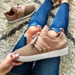 pink sneakers