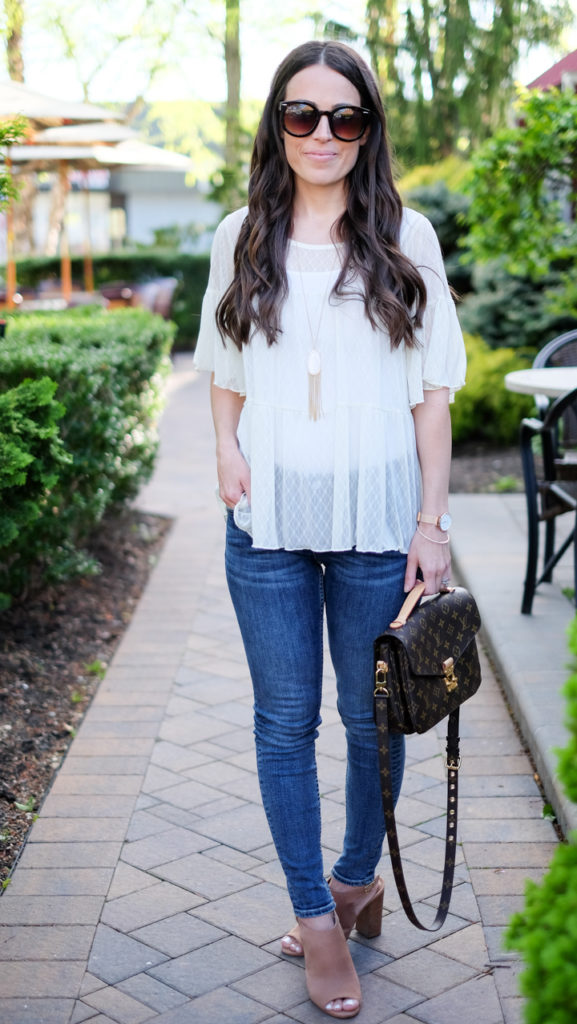 White top outfit