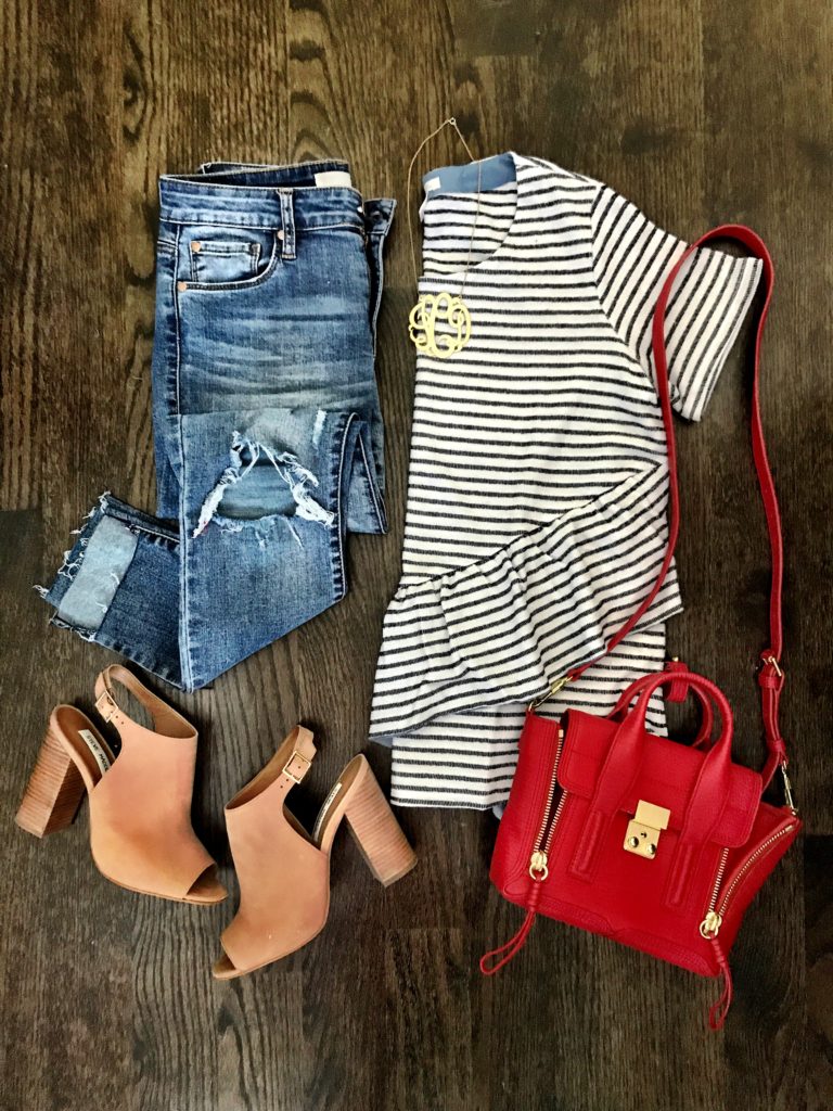 red white and blue outfit
